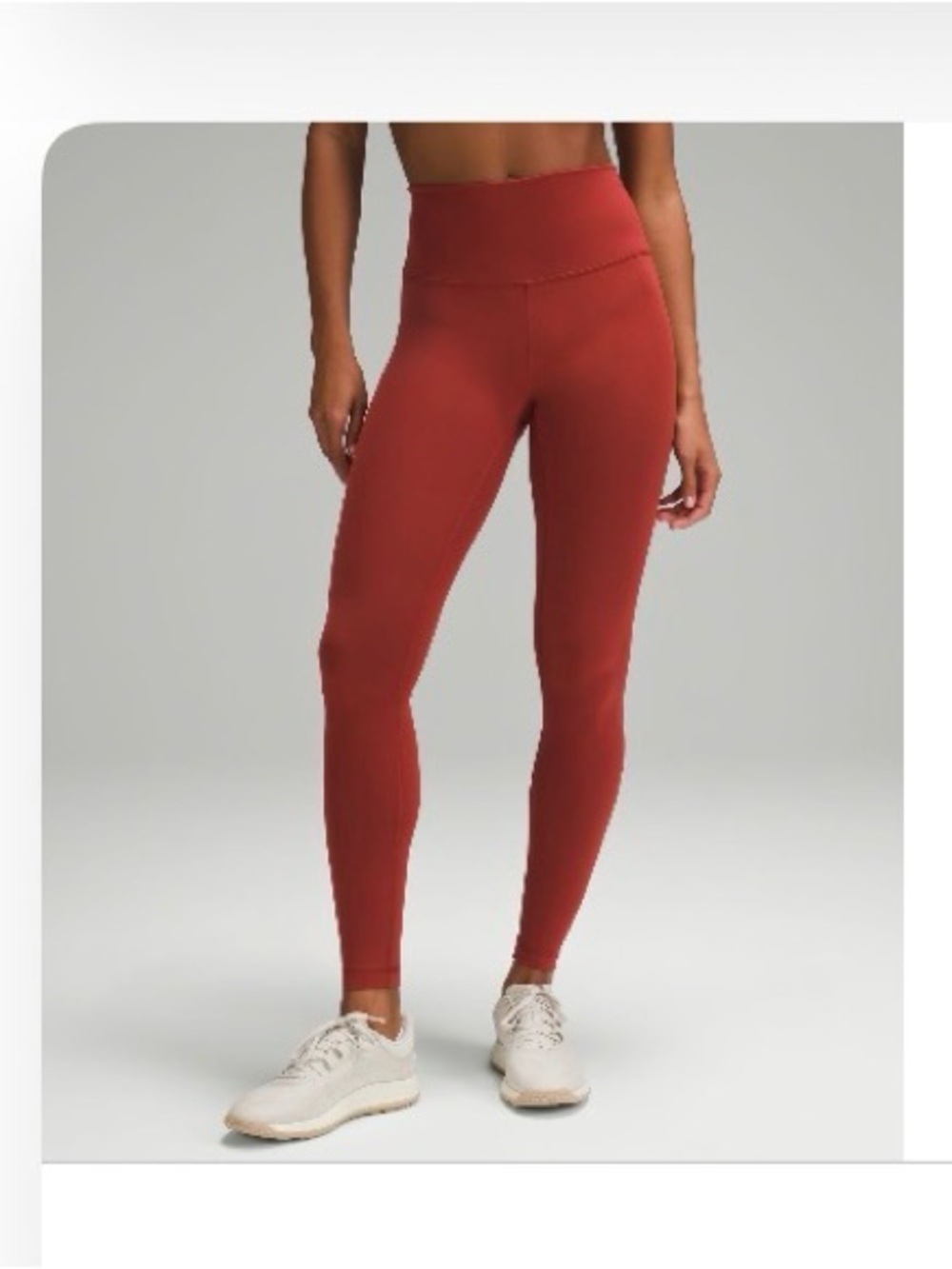 High-Rise Rust Red lululemon Leggings